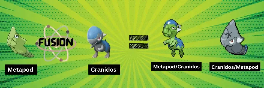 Metapod and Cranidos Fusion With Pokemon Infinite Fusion Generator